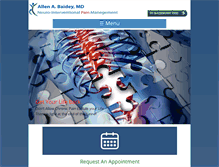 Tablet Screenshot of neuropainmanagement.com